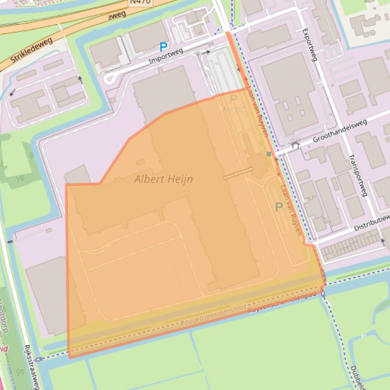 Kaart van postcodegebied 2645EE.