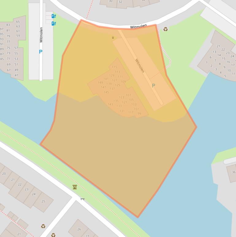 Kaart van postcodegebied 2645GH.