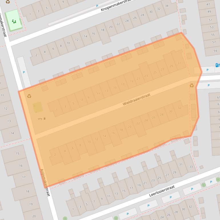 Kaart van postcodegebied 2645JN.