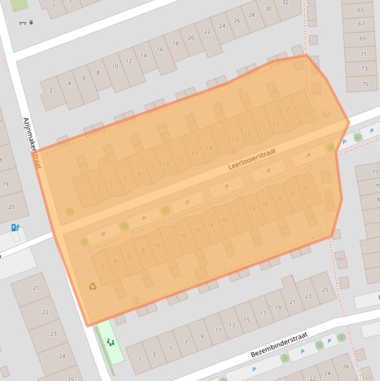 Kaart van postcodegebied 2645JS.