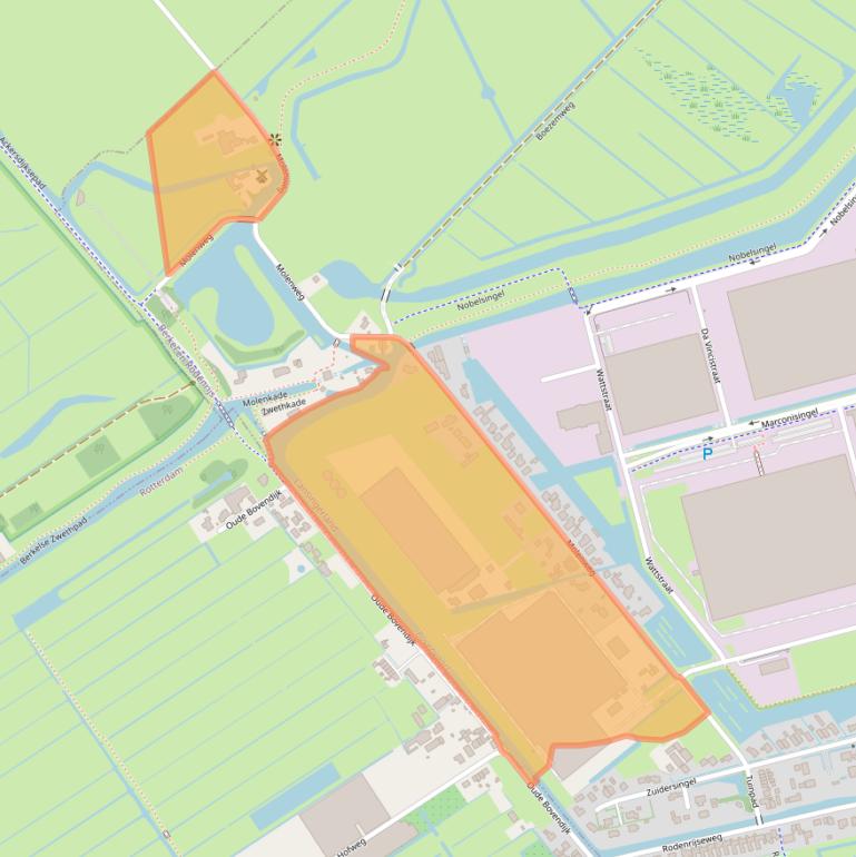 Kaart van postcodegebied 2651AC.