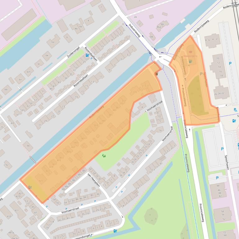 Kaart van postcodegebied 2651AM.
