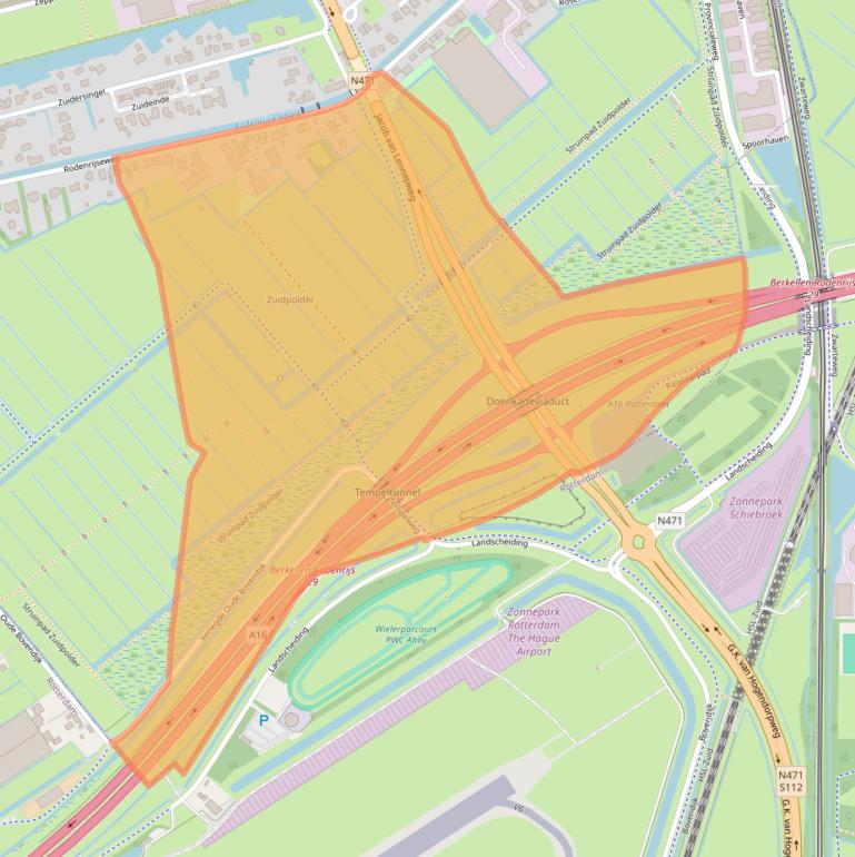 Kaart van postcodegebied 2651AP.