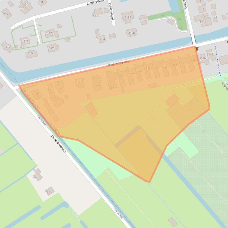 Kaart van postcodegebied 2651AS.