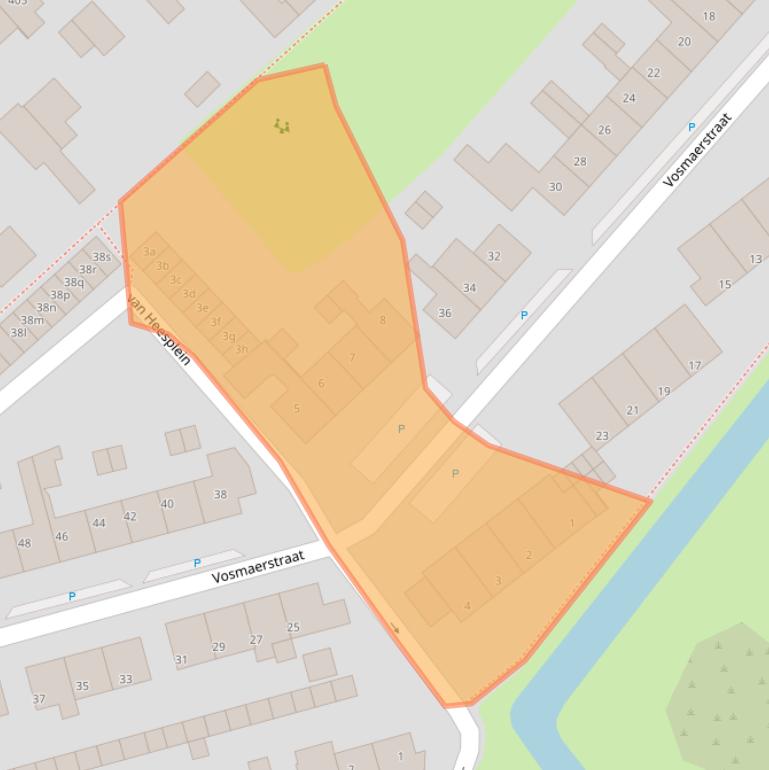 Kaart van postcodegebied 2651BA.