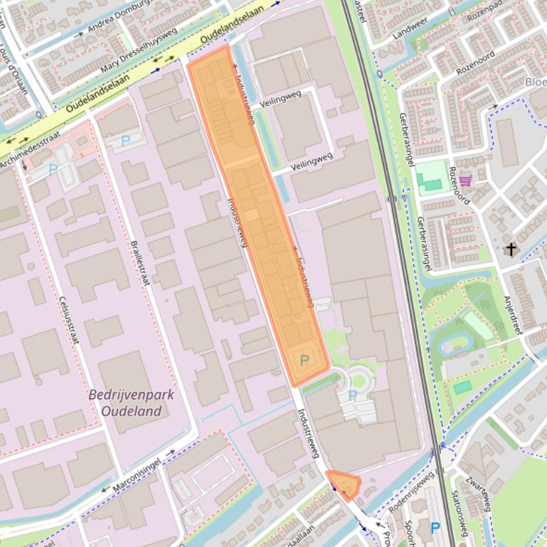 Kaart van postcodegebied 2651BD.