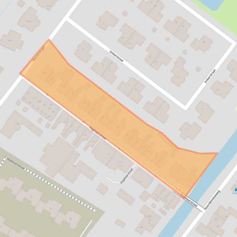 Kaart van postcodegebied 2651CT.