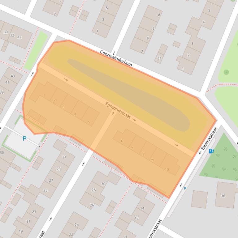 Kaart van postcodegebied 2651ED.