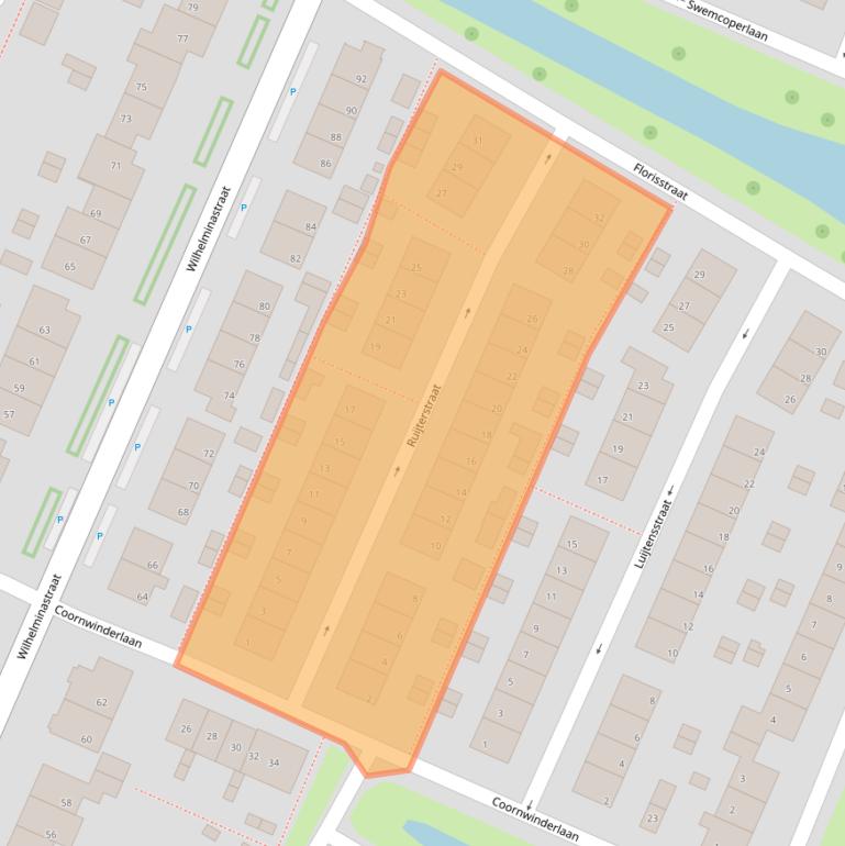 Kaart van postcodegebied 2651EJ.