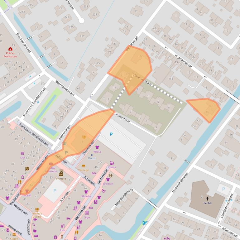 Kaart van postcodegebied 2651EL.