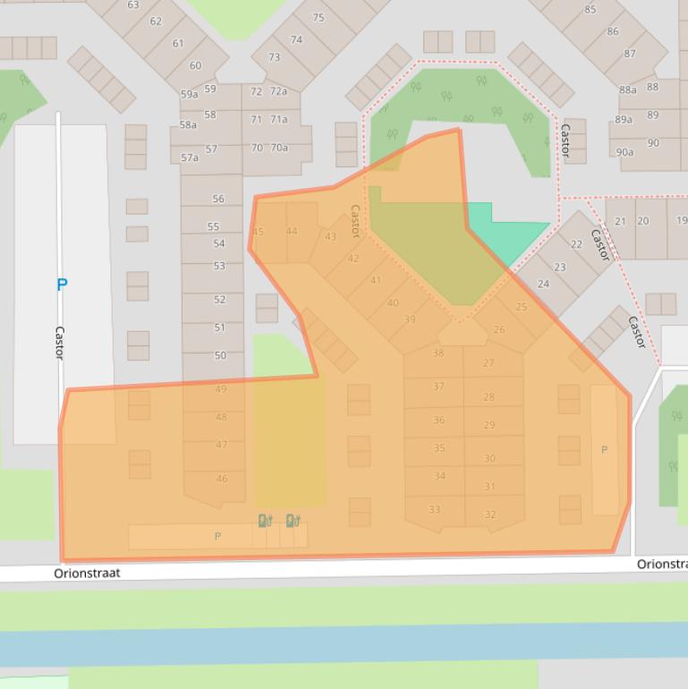 Kaart van postcodegebied 2651GV.