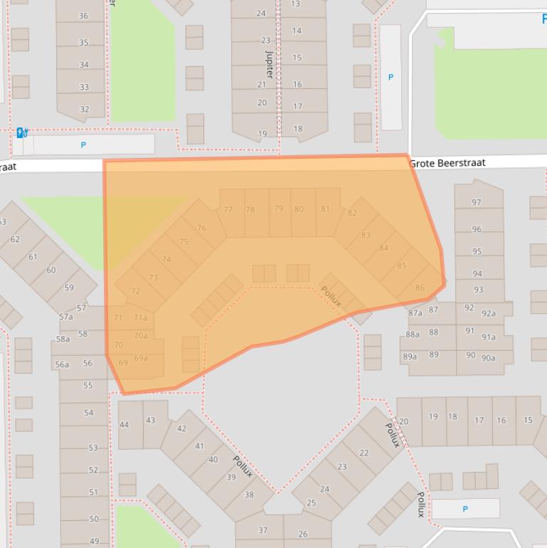 Kaart van postcodegebied 2651HD.