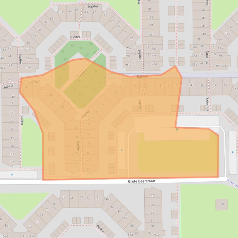 Kaart van postcodegebied 2651HG.