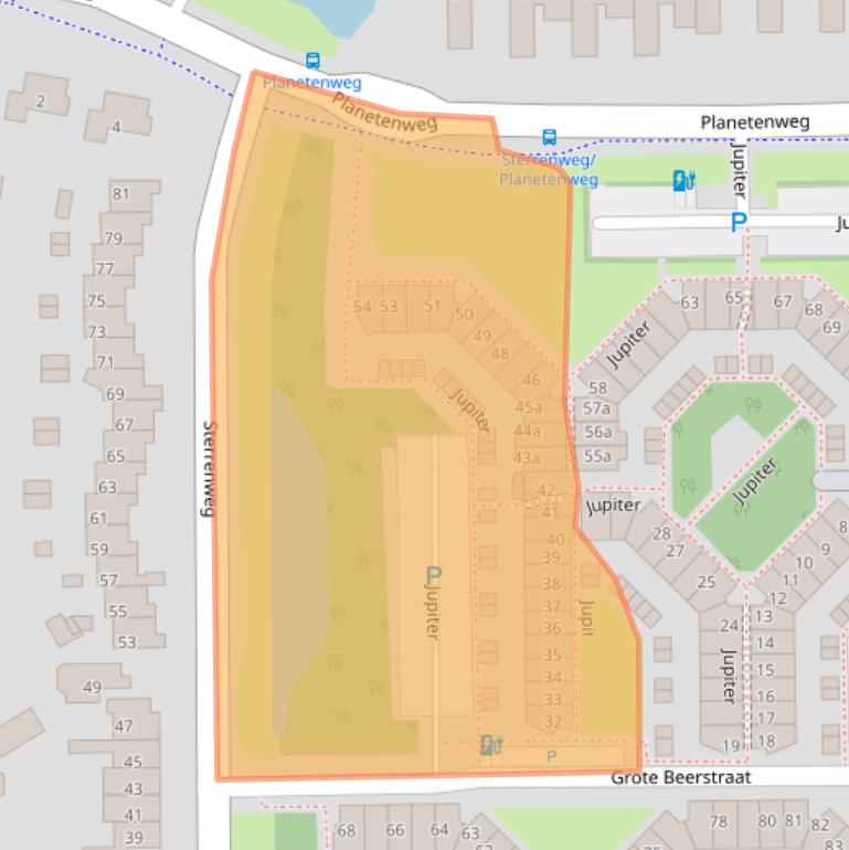 Kaart van postcodegebied 2651HH.