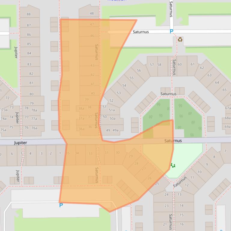 Kaart van postcodegebied 2651HM.