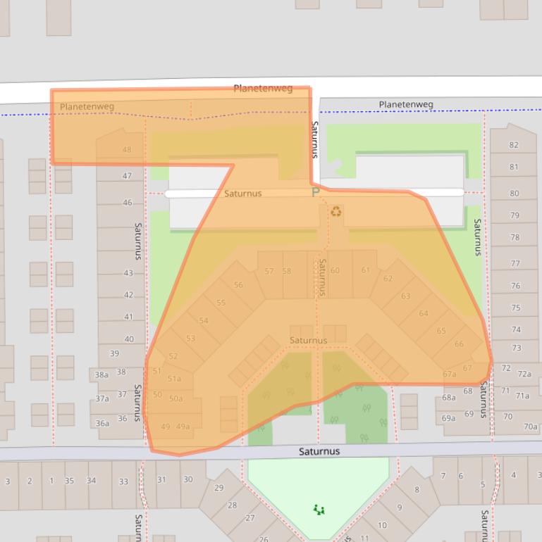 Kaart van postcodegebied 2651HN.