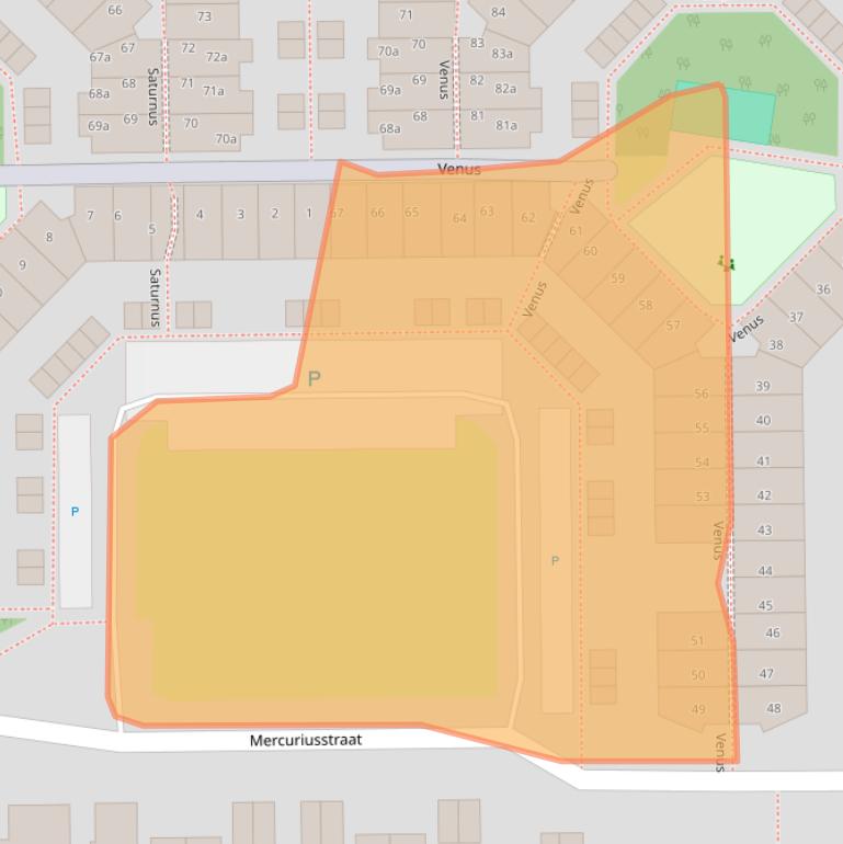 Kaart van postcodegebied 2651HT.
