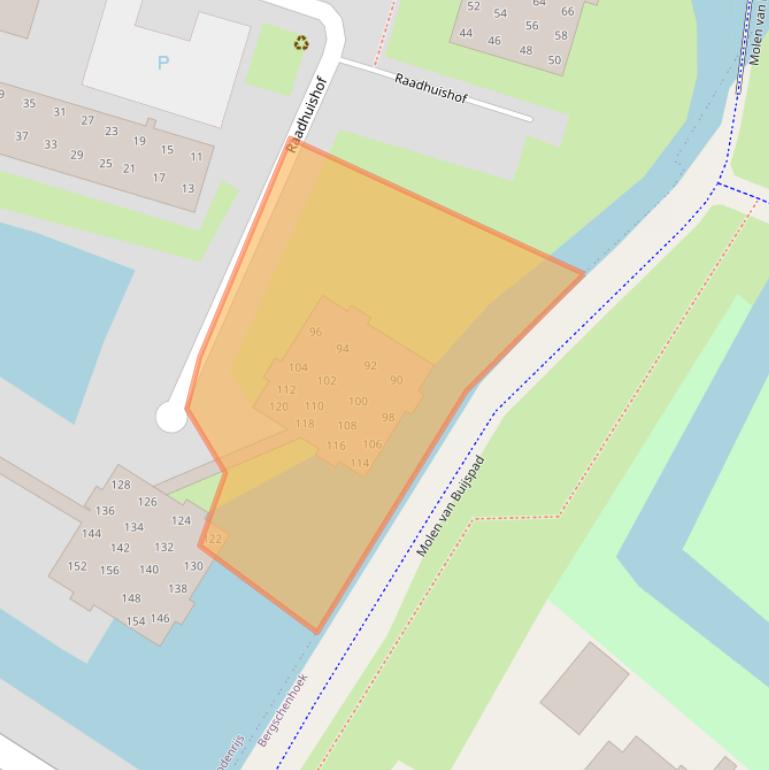 Kaart van postcodegebied 2651JL.