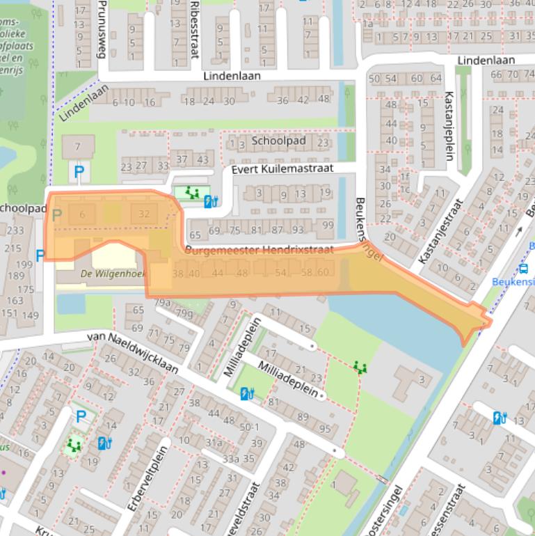 Kaart van postcodegebied 2651JV.