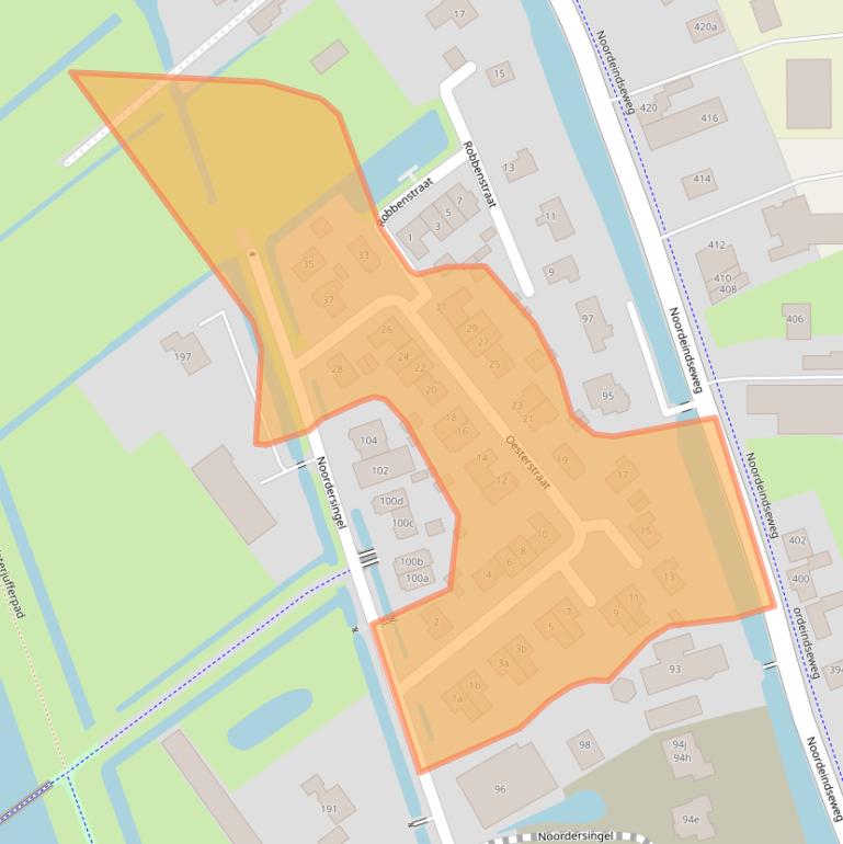 Kaart van postcodegebied 2651KC.