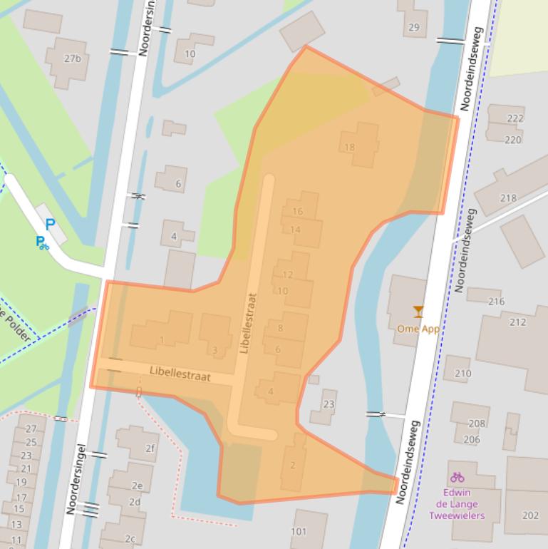 Kaart van postcodegebied 2651KD.