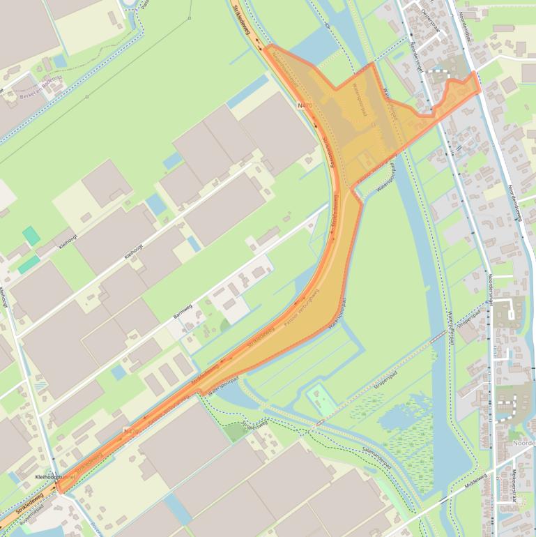 Kaart van postcodegebied 2651LC.