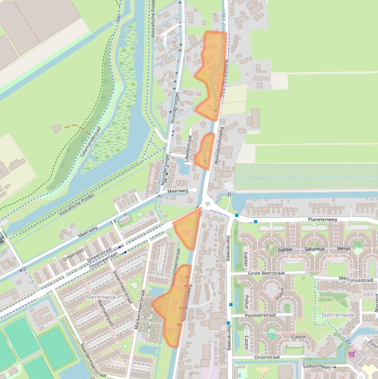 Kaart van postcodegebied 2651LD.