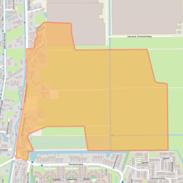 Kaart van postcodegebied 2651LK.