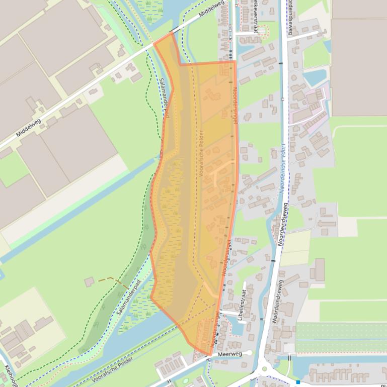 Kaart van postcodegebied 2651LR.