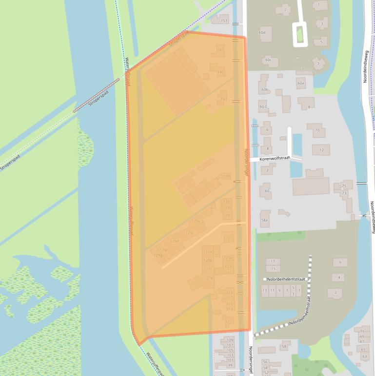 Kaart van postcodegebied 2651LT.