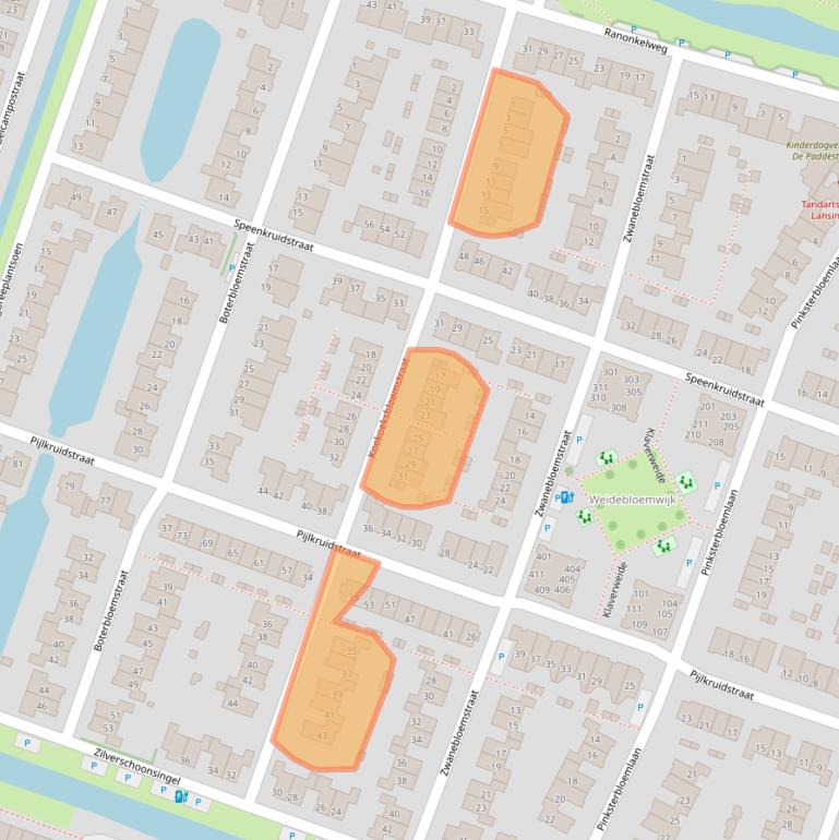 Kaart van postcodegebied 2651MD.