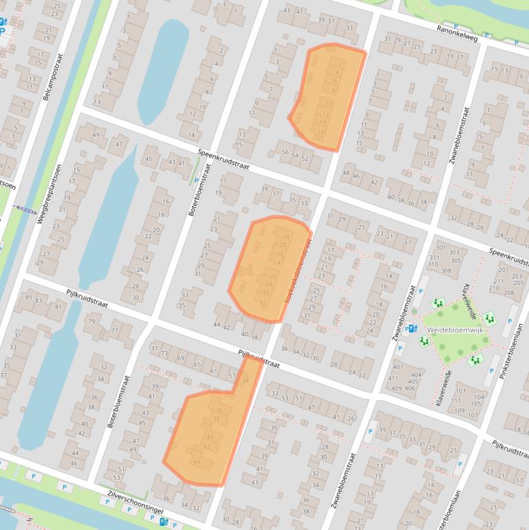 Kaart van postcodegebied 2651ME.