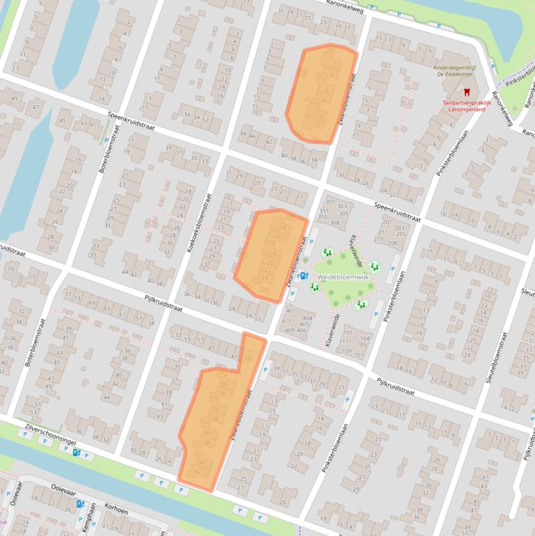 Kaart van postcodegebied 2651MH.