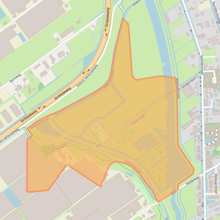 Kaart van postcodegebied 2651MM.