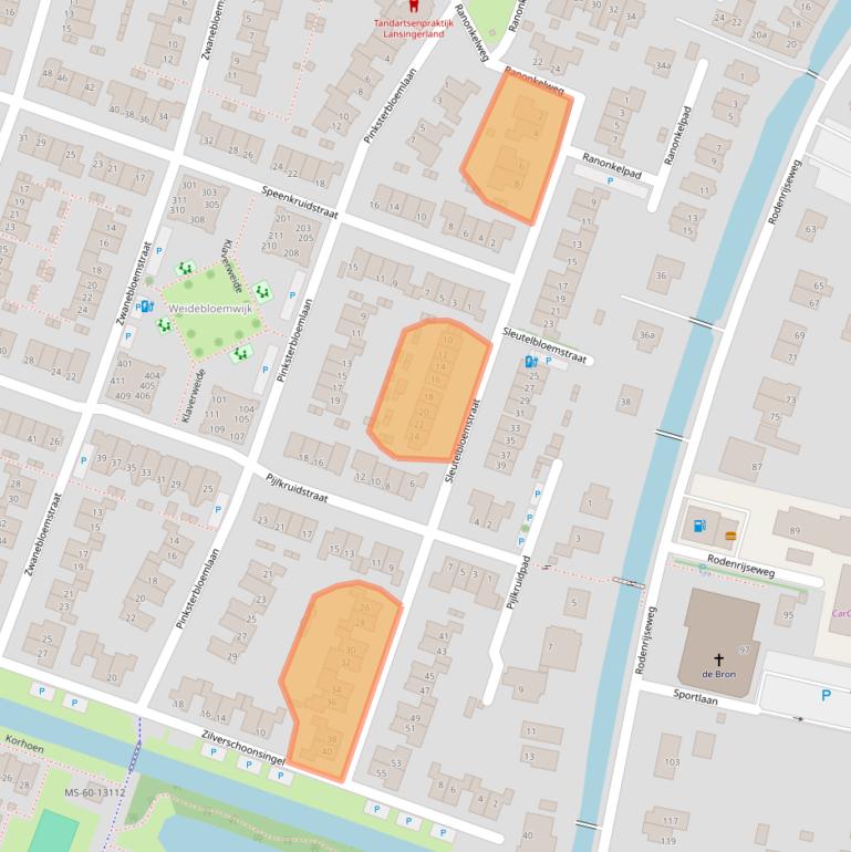 Kaart van postcodegebied 2651MN.