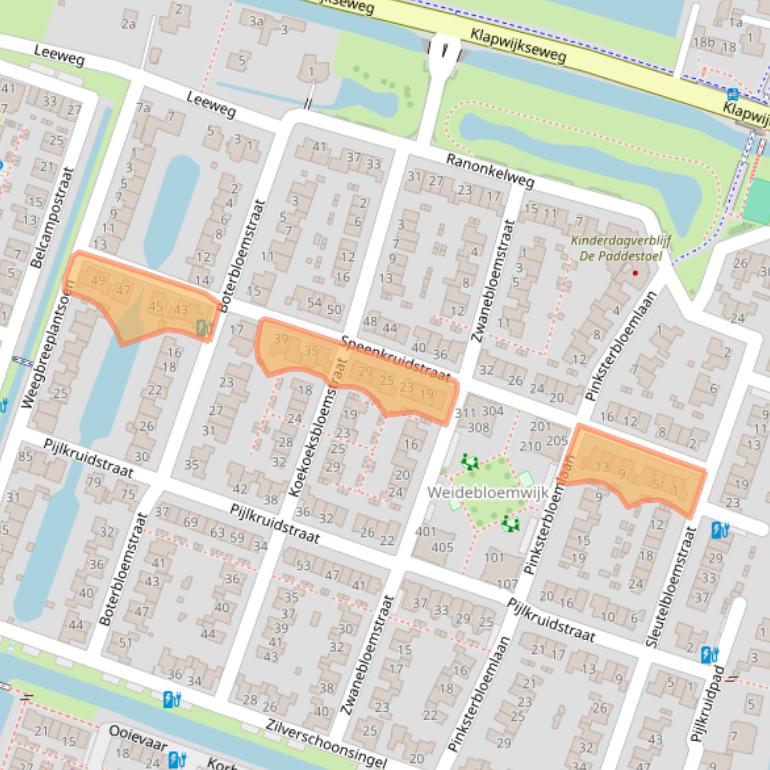 Kaart van postcodegebied 2651MT.