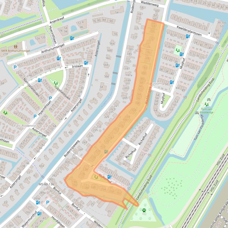 Kaart van postcodegebied 2651ND.