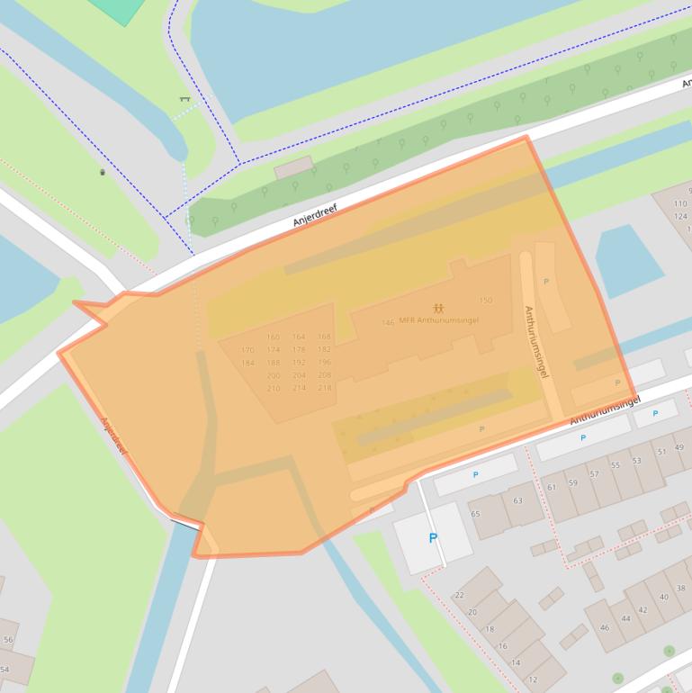 Kaart van postcodegebied 2651NZ.