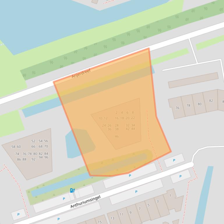 Kaart van postcodegebied 2651PD.