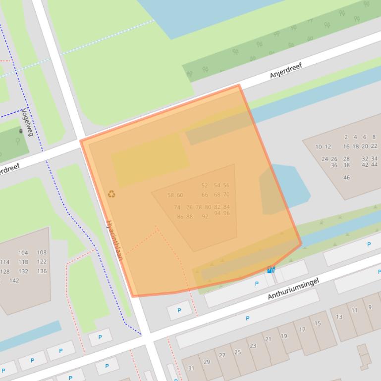 Kaart van postcodegebied 2651PE.