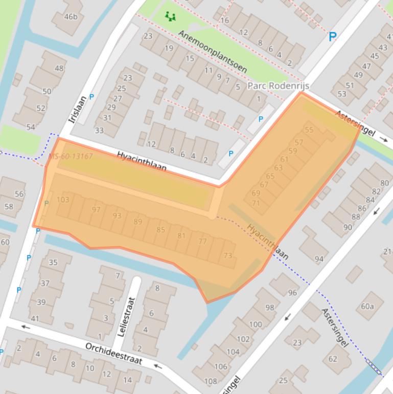 Kaart van postcodegebied 2651PM.