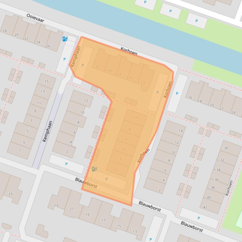 Kaart van postcodegebied 2651RK.