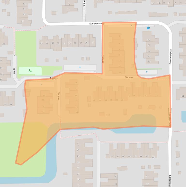 Kaart van postcodegebied 2651RS.