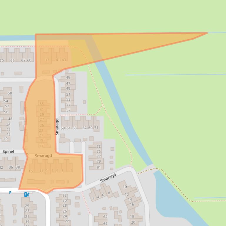 Kaart van postcodegebied 2651RZ.