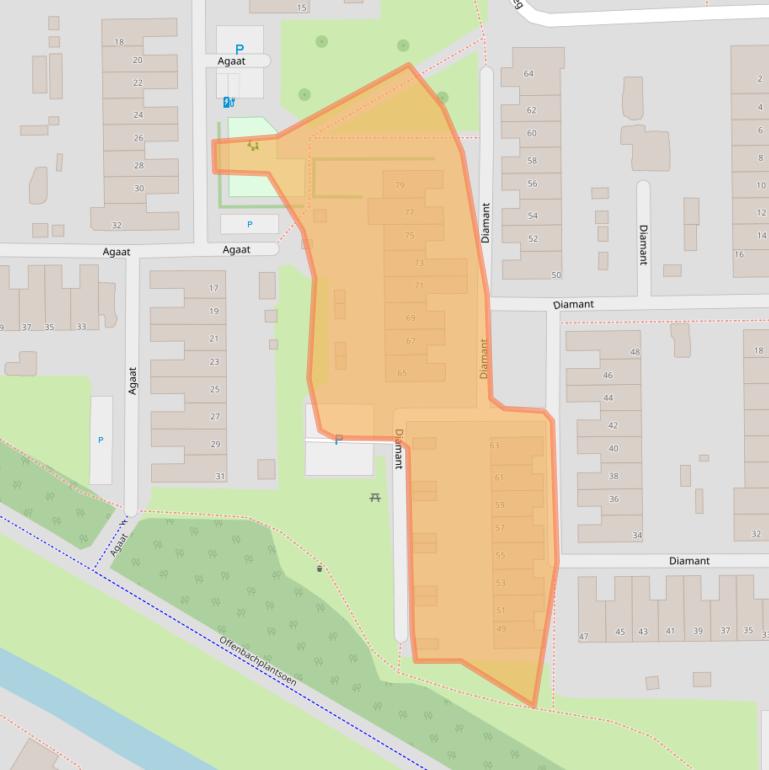 Kaart van postcodegebied 2651SJ.