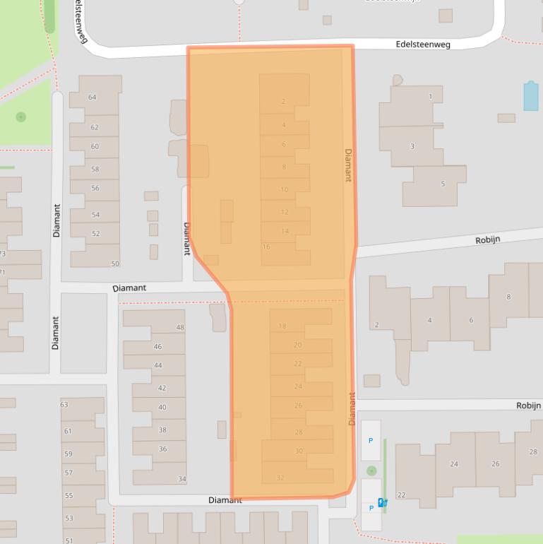 Kaart van postcodegebied 2651SK.