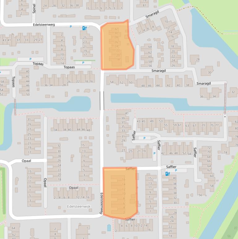 Kaart van postcodegebied 2651SR.