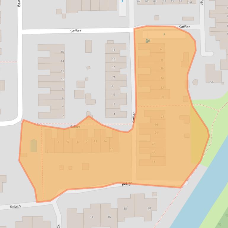 Kaart van postcodegebied 2651ST.