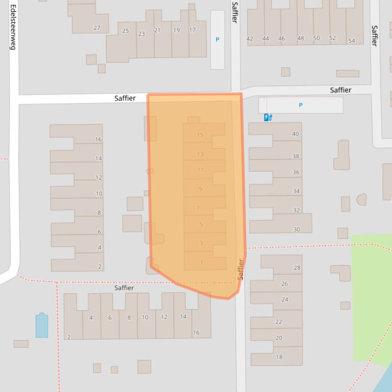 Kaart van postcodegebied 2651SV.