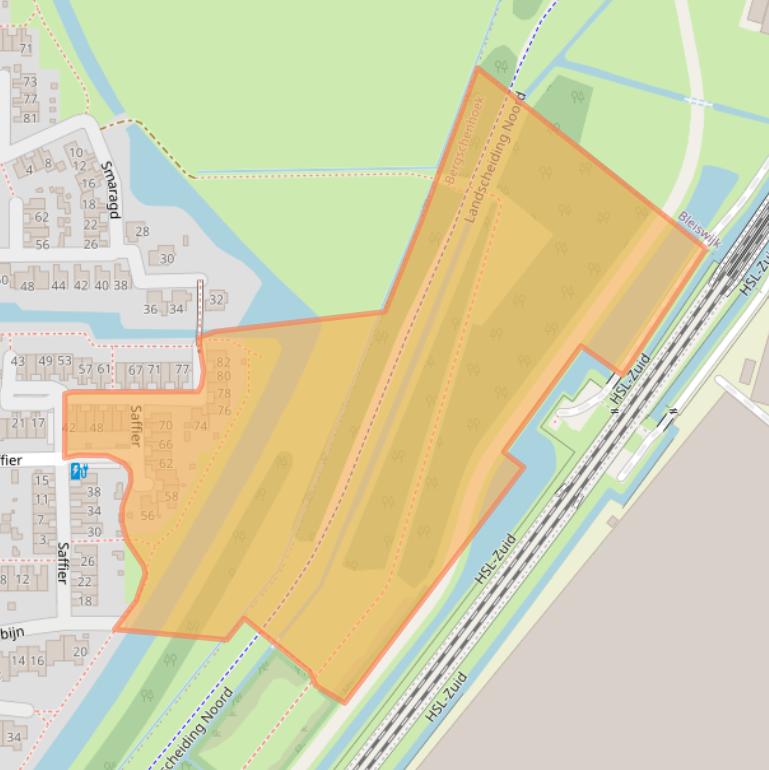 Kaart van postcodegebied 2651SX.